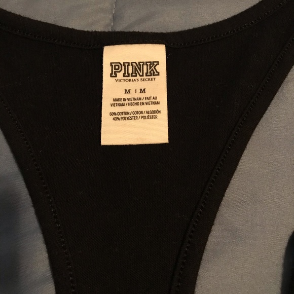 Victoria Secret/ Pink Nation Black Tank Top - Picture 2 of 2